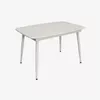 купить Комплект стол и стулья Evelin di Costacurta стол DT-532R Wh + 4 стула YTC-064Wh Bjorn-24 (Light beige) в Кишинёве 
