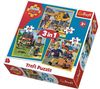 cumpără Puzzle Trefl 34844 Puzzles 3in1 Fireman Sam in action în Chișinău 