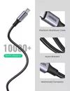 купить Кабель для моб. устройства Ugreen 70427 Type-C 2.0 to Type-C 2.0 5A 100W 1.0M Aluminum Braided US316, Black в Кишинёве 