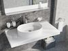 купить Раковина Ravak Ceramic Slim 550 O 55x37x12cm White XJX01155001 в Кишинёве 