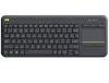 купить Клавиатура Logitech K400 Plus Black TV Wireless Touch Keyboard USB, 920-007147 (tastatura fara fir/беспроводная клавиатура) в Кишинёве 