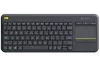 cumpără Tastatura Logitech K400 Plus Black TV Wireless Touch Keyboard USB, 920-007147 (tastatura fara fir/беспроводная клавиатура) în Chișinău 