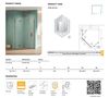 купить Душевая кабина New Trendy Eventa Copper Shine Pentagonal R 90x90x200 8mm EXK-6516 в Кишинёве 
