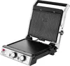 купить Гриль-барбекю электрический ECG Duo Grill & Waffle KG 2033 Inox/Black в Кишинёве 