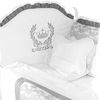 cumpără Lenjerie de pat pentru copii PernaMea Set lenjerie 8 piese Royal Gri (PM.101611/1) în Chișinău 