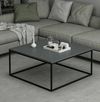 купить Журнальный столик Trendy Loni, Masuta de cafea, Antracit, 90x42x90cm в Кишинёве 