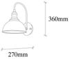 cumpără Candelabru de perete Trendy Lampa de perete Varzan-10845 27x36x27cm în Chișinău 