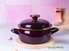 cumpără Cratiță Metalac 57043 Cratita emailata Bordo Princ 24cm, 5L, capac din metal în Chișinău 