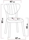 купить Стул Hanah Home Elma Grey в Кишинёве 