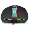 Gaming Mouse SVEN RX-G850, Optical 500-6400 dpi, 8 buttons, RGB, SoftTouch, Metal bottom, Black, USB 