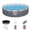 cumpără Piscină cu cadru Bestway 561GDBW Steel Pro Max 457х107cm, 14970L, cadru metalic, LED în Chișinău 