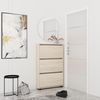 купить Полка для обуви Mobildor-Lux Leo Slim 60x16x125H cm Sonoma в Кишинёве 