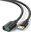 купить Кабель для IT Ugreen 30126 USB 3.0 Extension Male Cable 1.5m | US129, Black в Кишинёве 