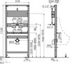 cumpără Bideu Alcaplast A107S/1120, монтажная рама для биде în Chișinău 