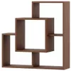 купить Полка декоративная Fabrik Home Tetris 10 (800x800x220) Орех каменный в Кишинёве 