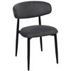 cumpără Scaun Deco Meridian Catifea Grey (HLR21)+Black Legs în Chișinău 