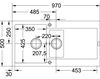 купить Мойка кухонная Franke 114.0157.500 MRG 651 Nero в Кишинёве 