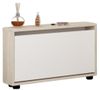 купить Полка для обуви Mobildor-Lux Leo Slim 100x16x47H cm Sonoma/White в Кишинёве 