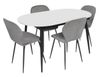 купить Комплект стол и стулья Evelin di Costacurta стол DT-533R B + 4 стула YTC-064B Blu-14 (Dark grey) в Кишинёве 