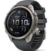 cumpără Ceas inteligent Garmin Fenix 9 Pro, 47mm, inReach,Ti w/Gpt/Bk bnd (010-04336-21) în Chișinău 