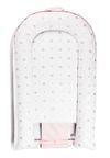 cumpără Cocon pentru bebelusi PernaMea Babynest Buline Roz (PM.100927/12) în Chișinău 