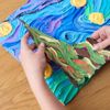 cumpără Set de creație Okto 10005 Tablou 3D cu plastilină ușoară 30x40сm, Noaptea înstelată în Chișinău 
