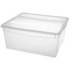 купить Короб для хранения Promstore 53368 cu capac Econova Cristal 18l, 40x33.5x17cm, transparent в Кишинёве 