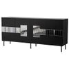 cumpără Comodă Trendy Paris, Negru, Fume (GTR001218) în Chișinău 