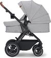 купить Детская коляска KinderKraft 3 in 1 B-TOUR (MINK) KSBTOU00LGR3000 light grey в Кишинёве 
