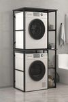 cumpără Accesoriu pentru baie Bofigo Стеллаж для стиральной машины 12-38-08 Anthracite în Chișinău 