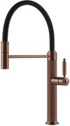 купить Смеситель кухонный Gessi 60634-708 Venti20 Copper Brushed PVD в Кишинёве 