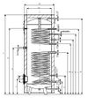 Boiler indirect cu dubla serpentina Drazice OKC 1000 NTRR / 1MPa