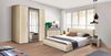 купить Кровать Modern Francesca 160x200 Sonoma Oak/Anthracite в Кишинёве 
