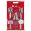 cumpără Set de tubulare, bite, duze Ronix RH-9938 Pietre abrazive pentru burghiu 5 buc în Chișinău 