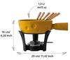 купить Посуда прочая BOSKA 853512 Set Fondue Super Cheesy в Кишинёве 