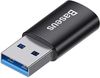 купить Переходник для IT Baseus ZJJQ000101 Mini OTG USB-A 3.1 to Type-C 3.1 Ingenuity Series, Black в Кишинёве 