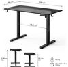 купить Офисный стол Sense7 Nojo Light 120x60 Black в Кишинёве 