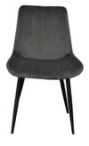 купить Стул Evelin di Costacurta YTC-055B, BLU-14 (Dark grey) в Кишинёве 