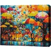 cumpără Tablou pe numere BrushMe MG0017FC 40х50cm (fără cutie) Orașul sub umbrele în Chișinău 