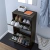 купить Полка для обуви Ikea Bissa 2 отделения 49x28x93 Black/Brown в Кишинёве 