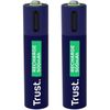 cumpără Acumulator Trust TR25585 USB-C Rechargeable Battery AAA 500 mAh, 2 Pack în Chișinău 