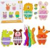купить Игрушка Tooky Toy TL417 Jucărie din lemn Animale cu dantelă, 57209 в Кишинёве 