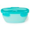 Set de calatorie pentru hranire (bol + lingurita) Skip Hop Soft Turquoise 