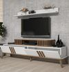 cumpără Comodă TV Trendy Eylul, Alb 168x51x39cm în Chișinău 