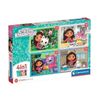 купить Пазл Clementoni Puzzle 4in 1 Gabby's Dollhouse (21524) в Кишинёве 
