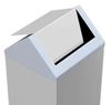 купить Урна для мусора Hydro S INOX/Plastic, cu capac SWING, 36 L 0430028 в Кишинёве 
