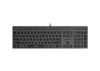Keyboard A4Tech FX60, Low-Profile, Scissor Switch Keys, Chocolate Keycaps, Backlit, Grey, USB 