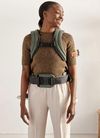 купить Кенгуру BabyBjorn 088047E1 Harmony, 3D Mesh, Dark Green в Кишинёве 