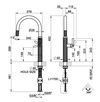 cumpără Bateria bucătărie Gessi 60914-439 Nero/Black Metal PVD în Chișinău 