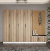 cumpără Mobilă pentru antreu Trendy Noe-8303, 270x210x35cm (GTR004018) în Chișinău 